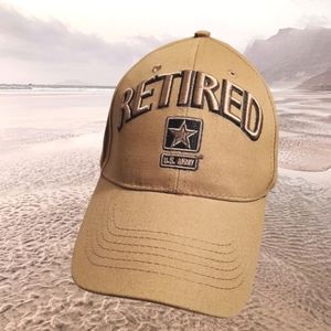 Men's Eagle Crest u.s. army retired baseball cap.